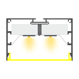 Large LED Linear Pendant Light ~ Model Bruselas