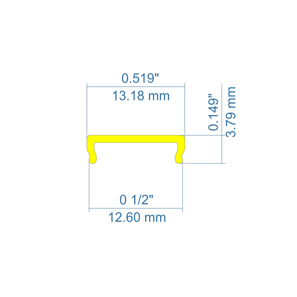 LED Channel Cover ~ C Click