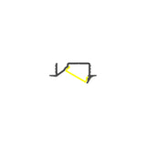 Recessed LED Channel for Angled Lighting ~ Model Diagonal10