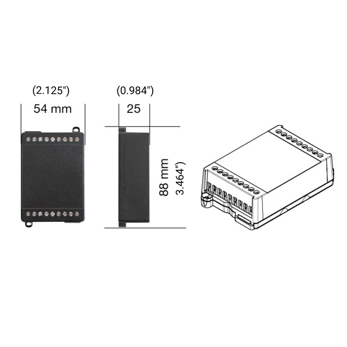 Casambi 4-Ch Constant Current LED Controller (350mA) ~ Model DLX1224-4CC350-CASAMBI