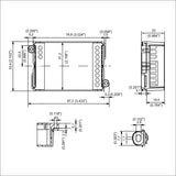 DLX1224-4CV-DALI dimensions drawing