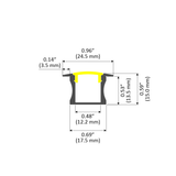 Recess LED Strip Channel ~ Model RSL15 [Profile Only]