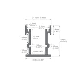 Drive-safe Embedding LED Profile ~ Model Dublin XL