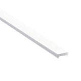 The LED Diffuser for Treadable Easy-On XL Profiles is a long, narrow, white plastic trim piece with a flat surface and slightly raised edges, shown against a plain white background.