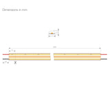 Waterproof COB IP67 High CRI LED Strip (24V) ~ Elite Gold Series