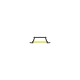 A simple black outline of a sandwich with a single yellow layer in the middle, set against a plain white background—reminiscent of the clean, modern design elements found in the 0.42″ Recessed LED Channel ~ Model Groove10.v2.