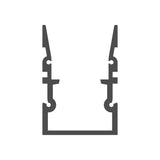 Complementary Mounting Profile ~ Model HR-MAX-TW