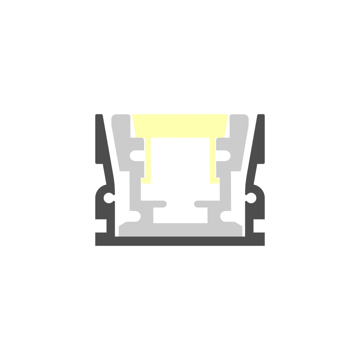 Complementary Mounting Profile ~ Model HR-MAX-T