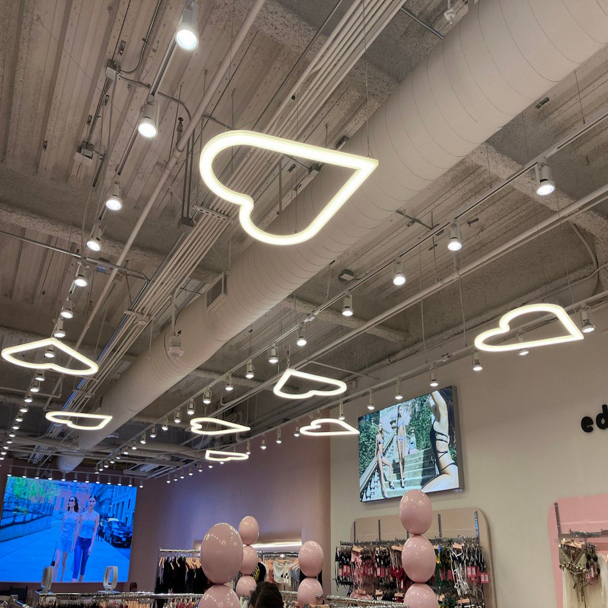 Heart Shaped Light Fixture
