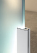 Edge-lit LED Extrusion for 1/2" Glass Panels ~ Model Klus KRAV-05IN