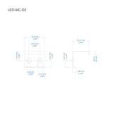 ALU-45 Spring steel mounting bracket for ALU-45 LED profile,Made In Europe