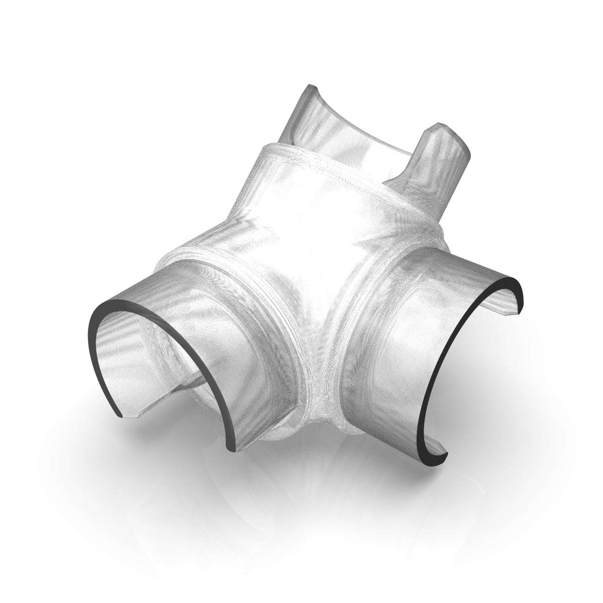 Translucent Elbow with Crossing for Oslo Profile