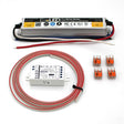 A close-up of the Bluetooth Mesh LED Controller and Hardwired Driver Kit (24V) — Casambi CBU-PWM4 + EnoLED PicoDrive — highlights key LED wiring accessories for smooth, wireless lighting control.