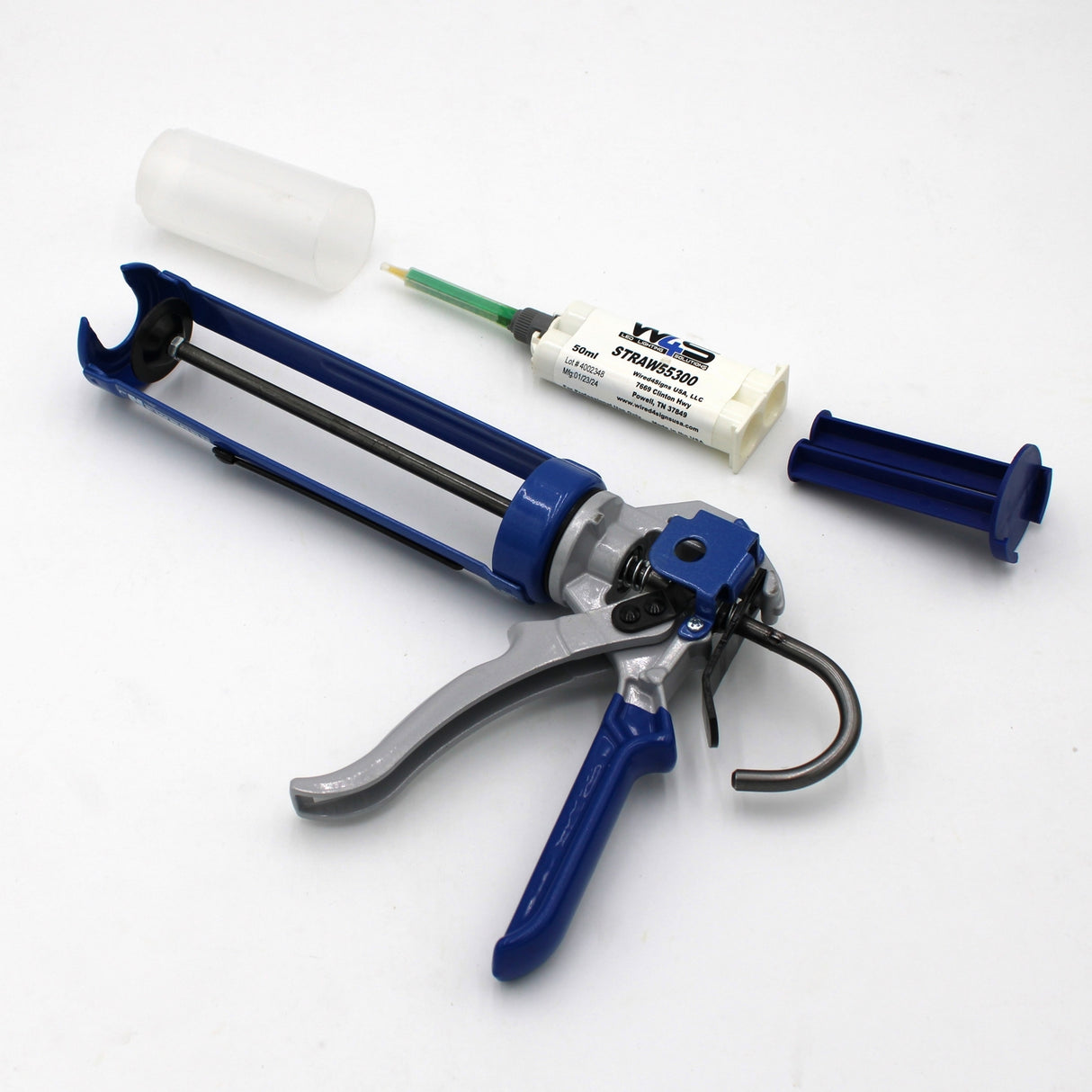 Caulking Gun Adaptor for Methacrylate 50ml 1:1 Mix (Rectangular Flange)