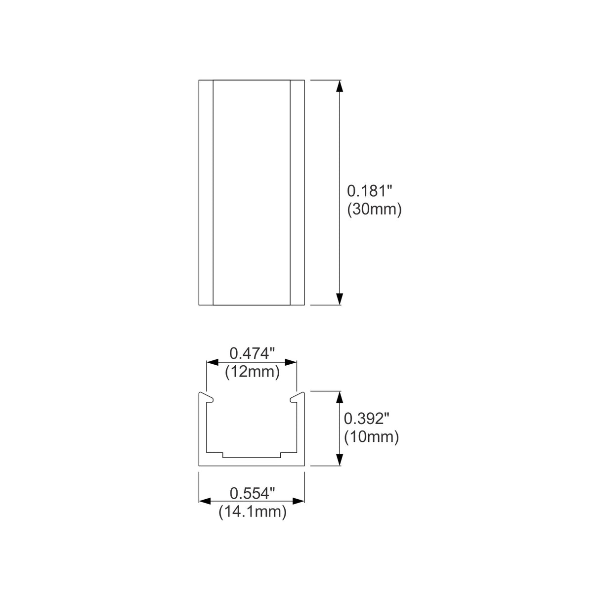 Mounts For Neon-Style Flexible LED Light Line Slim Series