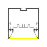 2" Suspended/Surface Mount Ceiling LED Strip Channel ~ Model Phil.v2