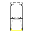 Rectangular LED Linear Pendant ~ Model PLS33 - Wired4Signs USA - Buy LED lighting online