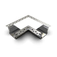 A 90-degree connector for the RPL55US Profile, shown on a white background, designed to join and reinforce external corners in drywall or tile installation.
