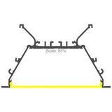 Recessed 3-inch LED Light Strip Channel ~ Model RPLW80-FL