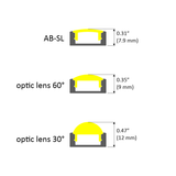 Surface Mount LED Strip Channel ~ Model SL7