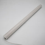 The 1.5" White Surface-mount LED Tube Lighting Fixture (24V) from the Sierra38 Series is a sleek, cylindrical plug-and-play light with an end cord, shown positioned diagonally on a plain white background.