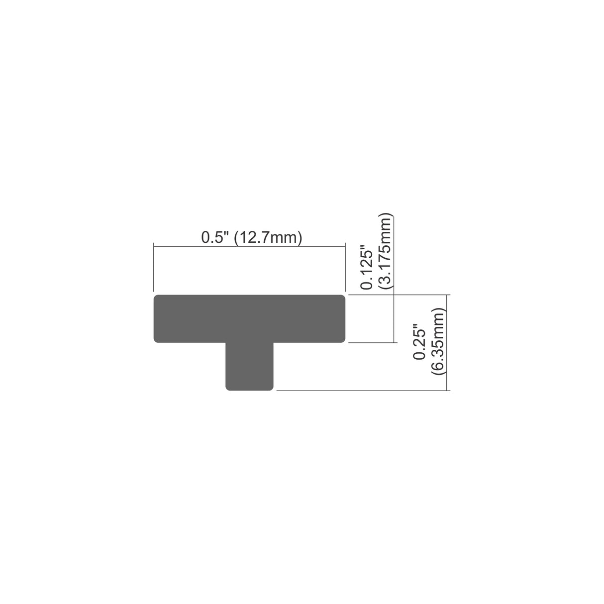 T-Section Aluminum Bar