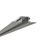 A close-up of the 0.93" Trimless Mud-In LED Drywall Channel (Model TL-041) with perforated flanges for construction or architectural use, shown against a plain white background.