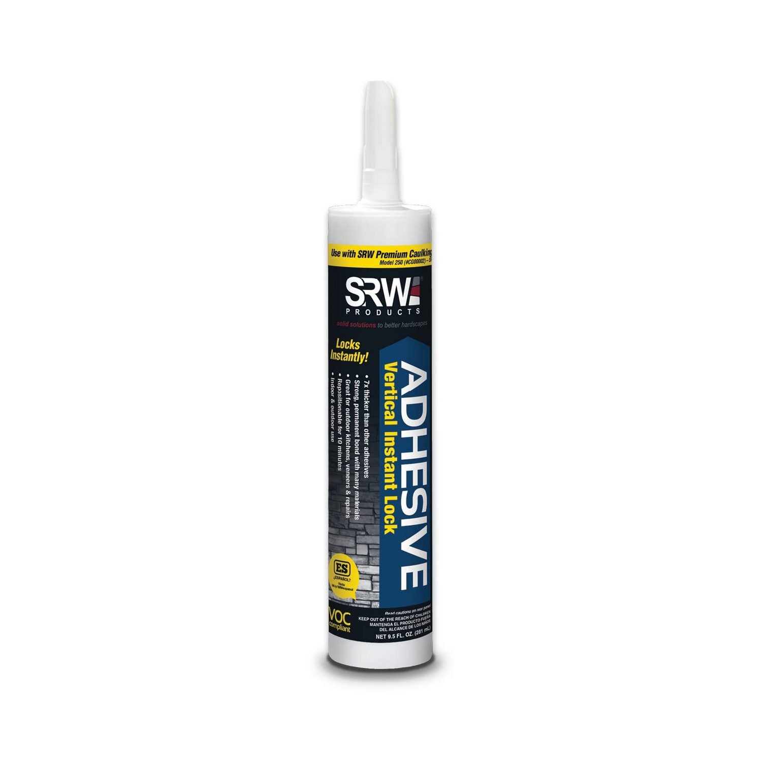 SRW Vertical Instant Lock Adhesive