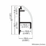 LED Indirect Lighting Channel ~ Model Way10