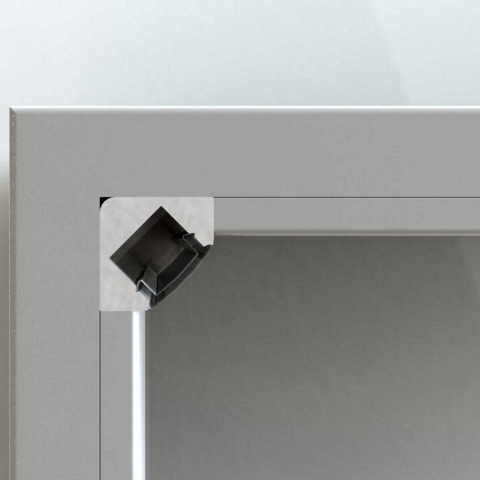 45 Degree Corner Mount LED Channel ~ Model ALU-45