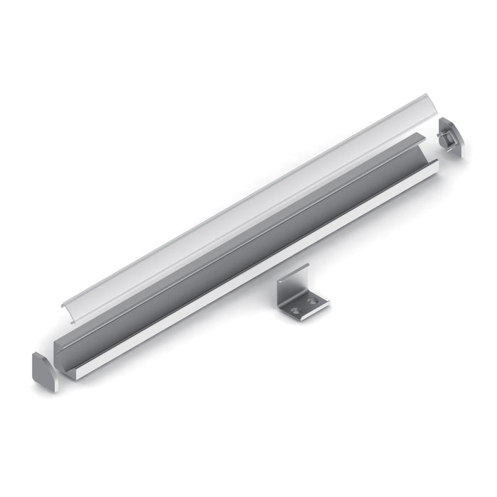 45 Degree Corner Mount LED Channel ~ Model ALU-45