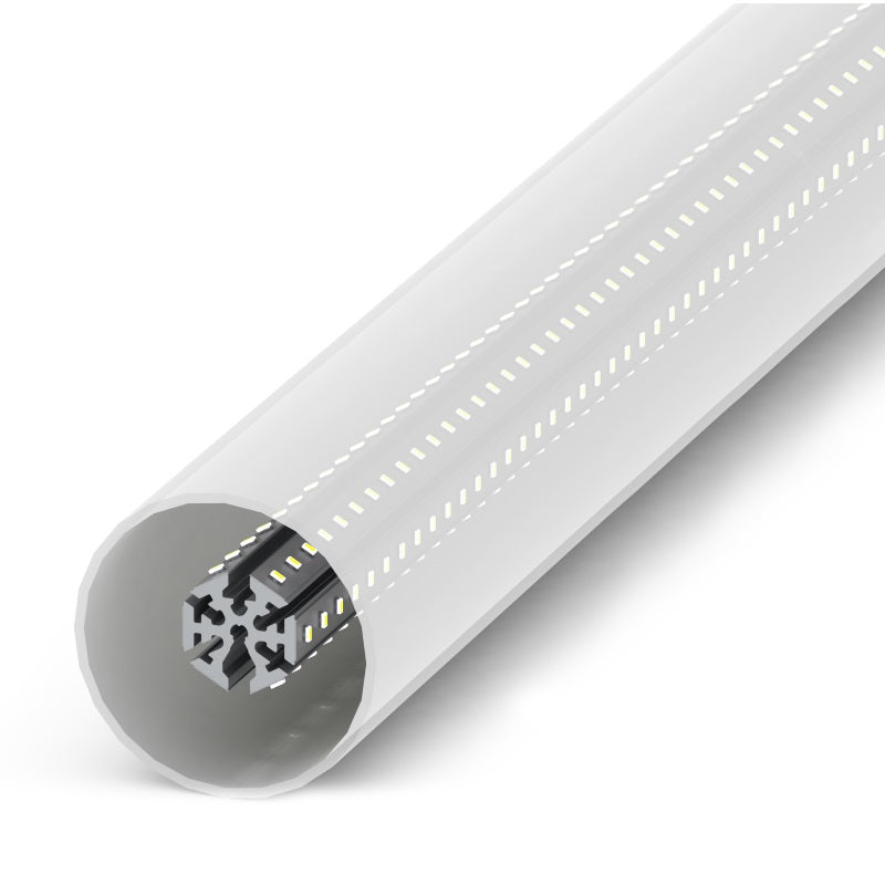 360 degree LED Tube Profile ~ Model ALU360 [Profile Only] - Wired4Signs USA - Buy LED lighting online