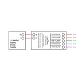 Casambi-enabled Bluetooth 4-Channel 0-10V Controller ~ Model casTen