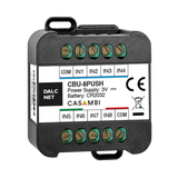Configurable Push Button Input Module for Casambi ~ Model CBU-8PUSH | Wired4Signs USA