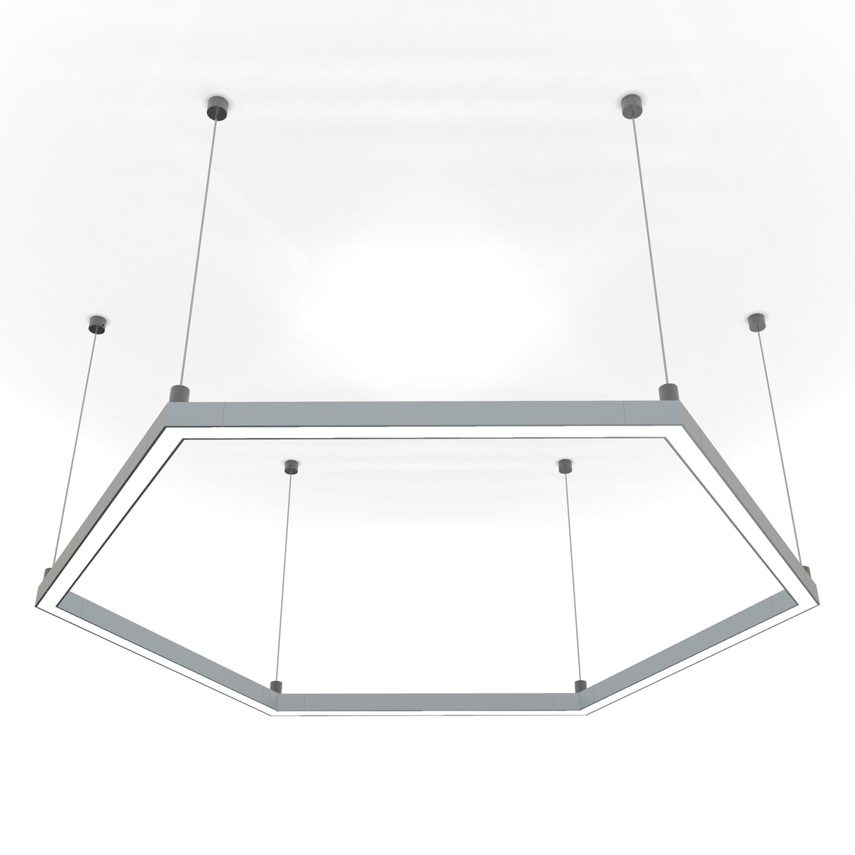 0.9" Suspended/Surface Mount Ceiling LED Strip Channel ~ Model Linea20