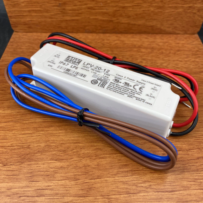 Compact IP67 Waterproof LED Driver (5V) ~ Meanwell LPV Series