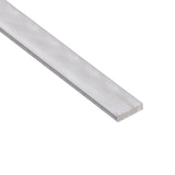 A flat, rectangular metal bar with a smooth silver finish is shown against a white background; it is the LED Mounting Plate for Ginebra Profile, designed for optimal heat dissipation.