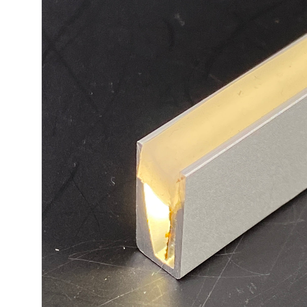 Very Thin Recessed LED Strip Channel ~ Model Nano Line - Wired4Signs USA - Buy LED lighting online