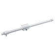 The Adjustable Suspension Arm for Neon 360 Series is white with adjustable length, includes a clear plastic central mounting bracket and two metal adjustment screws, shown isolated on a white background.