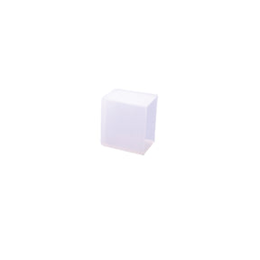 A single Silicone End Cap for Neon Las Vegas XL, made of frosted translucent white plastic, is centered on a plain white background.