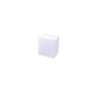 A single Silicone End Cap for Neon Las Vegas XL, made of frosted translucent white plastic, is centered on a plain white background.