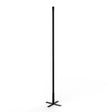 The RGBW LED Light Tube Post from the Sierra38 Series is a tall, slim black pole with a flat, cross-shaped base—ideal for supporting an RGB LED tube in a dynamic DJ lighting setup against a white background.