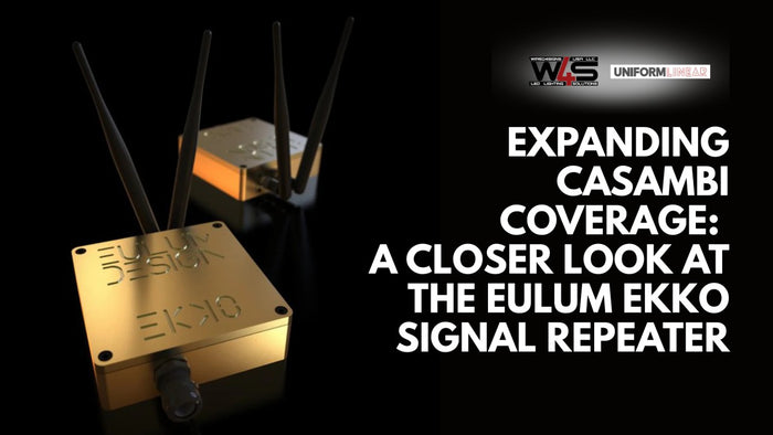 Eulum EKKO-CSB-T Casambi signal repeater with dual antennas
