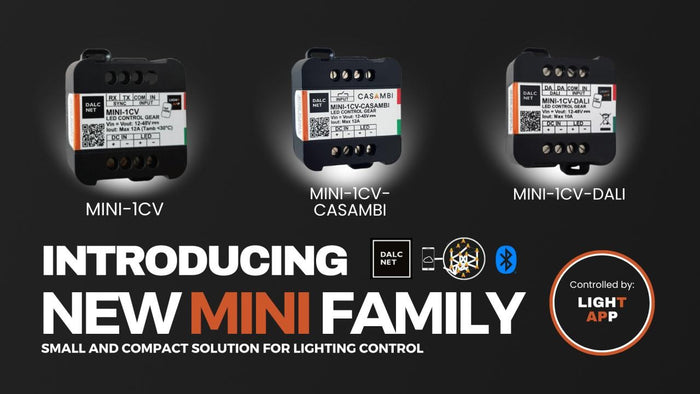Dalcnet New Mini Family of compact 1-channel LED controllers