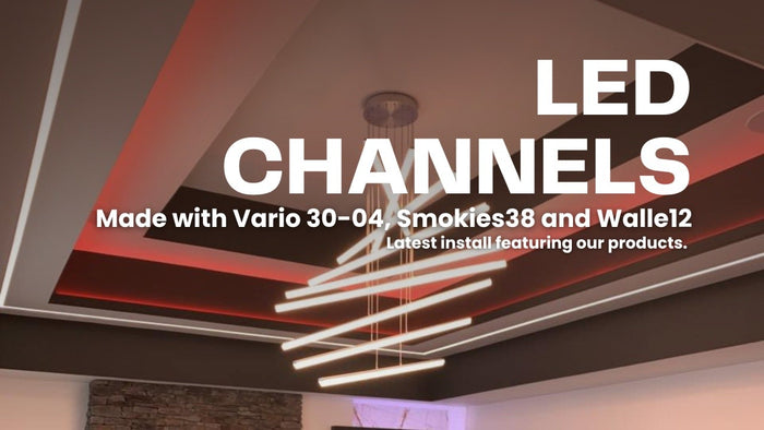 LED installation made with Vario30-04, Smokies38 and Walle12 channels