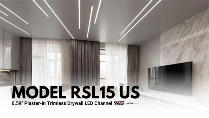 RSL15 trimless drywall channel