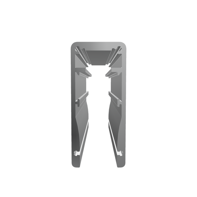 Edge-Lit LED Glass Railing Lighting Channel ~ Alu-Glass For Sale