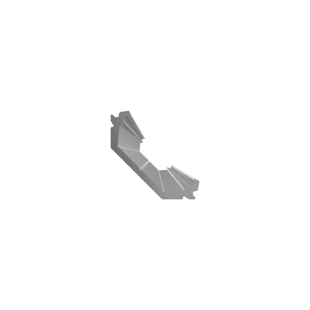 45 Degree Corner LED Channel ~ Model Quarter10
