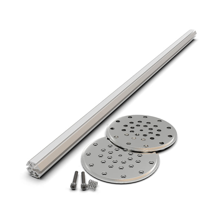 LED Mounting Kit for Smokies100 Profile with Hexagon Heatsink