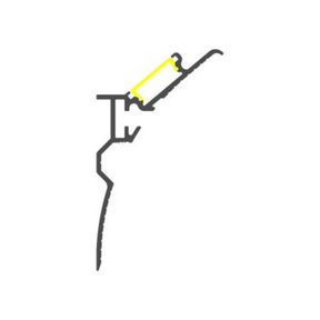 Plaster in Cornice LED Channel ~ Model Smooth12 - Wired4Signs USA - Buy LED lighting online